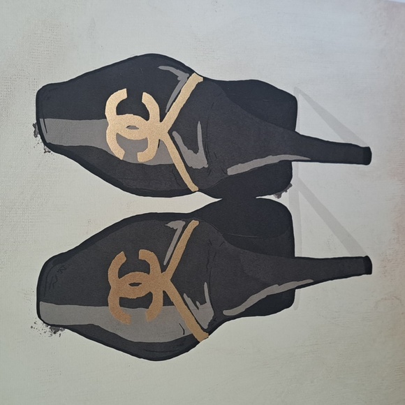 Vintage Chanel Hand Painting Italy - Picture 2 of 8